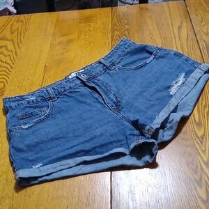COTTON ON Jean Shorts Womens 8 BLUE MID RISE SATURDAY Spring Summer